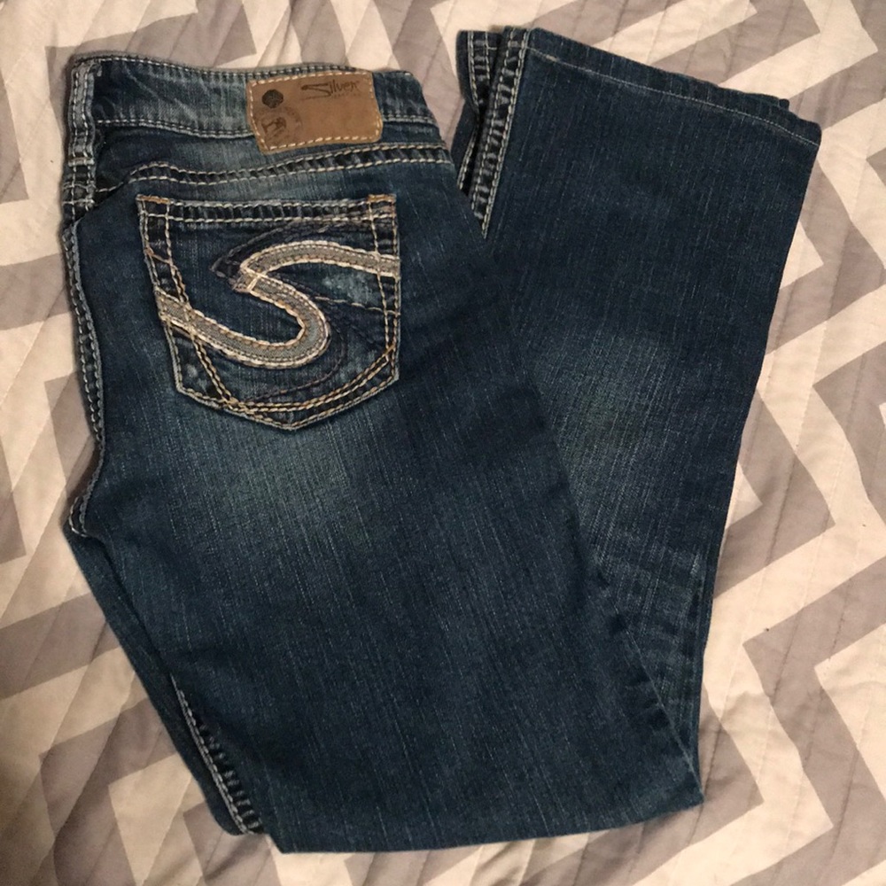 Silver jeans